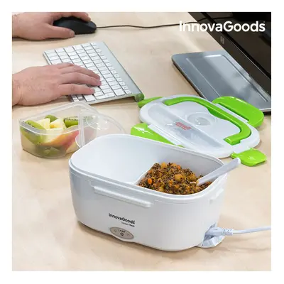 InnovaGoods Electric Lunch Box 40W White Green