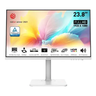 MSI 23.8" Modern MD2412PW HDMI USB-C Monitor Speakers