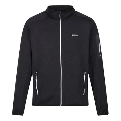 (M, Ash) Regatta Mens Newhill Marl Full Zip Fleece Jacket