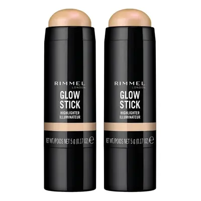 2x Rimmel 5g Glow Stick Highlighter - Bold