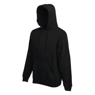 (L, Black) Fruit Of The Loom Mens Premium 70/30 Hooded Sweatshirt / Hoodie