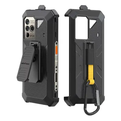 For Ulefone Power Armor Ultra / 18T / 18T Ultra Ulefone Back Clip Phone Case with Carabiner (Bla