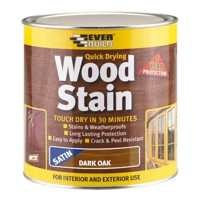 Everbuild Woodstain Dark Oak 2.5 Litre