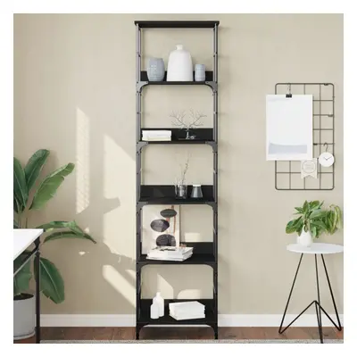 vidaXL Bookshelf Black 50x33x188.5 cm Engineered Wood