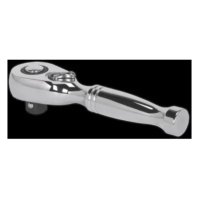 Stubby Ratchet Wrench 3/8"Sq Drive Pear-Head Flip Reverse