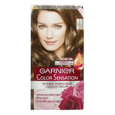 3 x Garnier Color Sensation Intense Permanent Colour Cream 6.0 Precious Light Brown