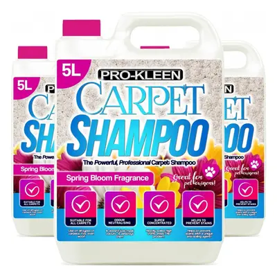 (15L, Spring Bloom) ProKleen Carpet Deep Cleaning Shampoo Solution