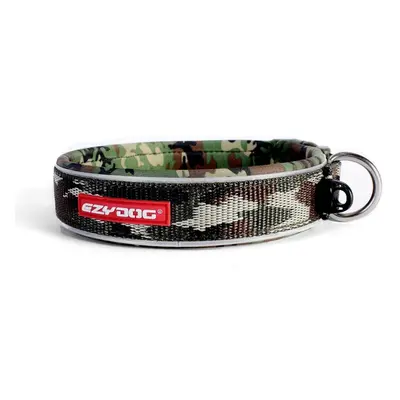 (GREEN CAMOUFLAGE, LARGE) EzyDog Neo Classic Dog Collar | Neoprene Dog Collar