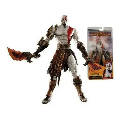 NECA God of War Flaming Blades of Athena Kratos PLAYER 7"