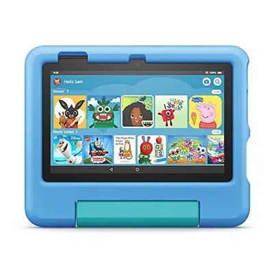 Fire Kids tablet | 7&quot display, ages 3-7, GB, Blue