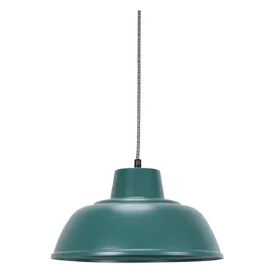 ValueLights Morris Teal Drop Pendant Ceiling Light with LED Bulb