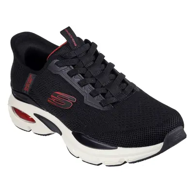 (Black, (Adults')) Skechers Skech-Air Ventura Vanderway Textile Men's Black/Red Trainers