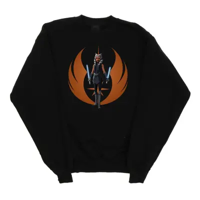 (4XL, Black) Star Wars Mens Clone Wars Ahsoka Rebel Pose Sweatshirt