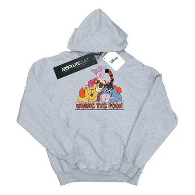 (4XL, Sports Grey) Disney Mens Winnie The Pooh Group Hoodie