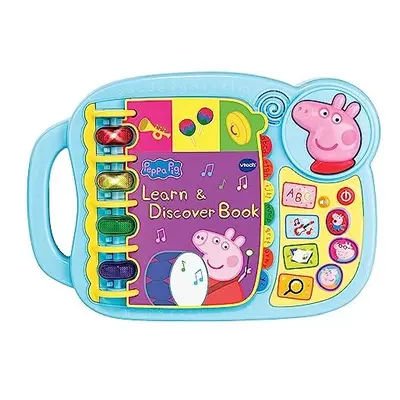 Peppa Pig: Learn & Discover Book, Official Character Educational Learning Toy, Music, Phrases & 