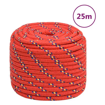 (red, mm/ m) Marine Rope Dock Coil Boat Line Polypropylene Rope Multi Sizes Multi Colours