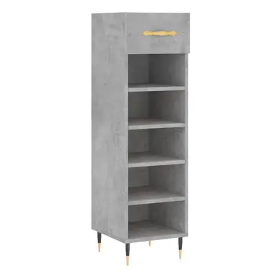 (concrete grey) vidaXL Shoe Cabinet Shoe Cupboard Shoe Storage Rack Organiser Engineered Wood