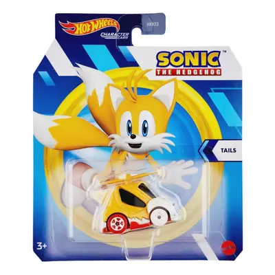 Hot Wheels Character Cars Sonic The Hedgehog Diecast 1:64 Scale (Tails