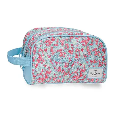 Aide Toiletry Bag Two Compartments Adaptable Multicolor 26x16x12 cms Polyester