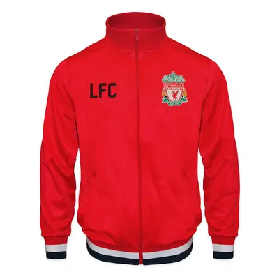 (Red, Years) Liverpool FC Official Football Gift Boys Retro Track Top Jacket