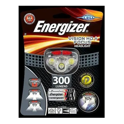 Energizer Vision HD+ Focus Headlight with x AAA Batteries Included