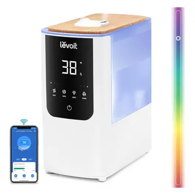 (LEVOIT Smart Warm&Cool Humidifier for Bedroom 4.5L,Amazon Exclusive,Top-Fill Aroma Diffuser for