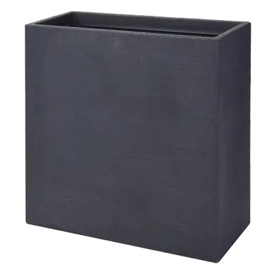 (Dark Grey) Large Rectangle Plant Pot Floor Standing Indoor Outdoor Patio