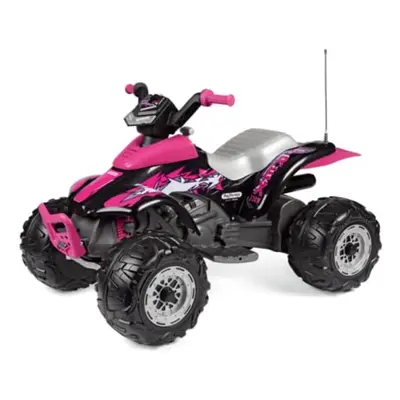 Peg Perego USA Children's 12V Corral T-Rex 330W Quad, Pink IGOR0101