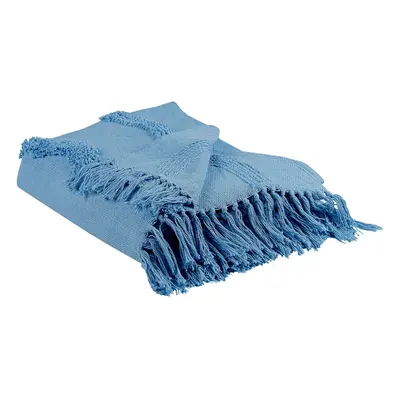 Cotton Blanket x cm Blue KHARI