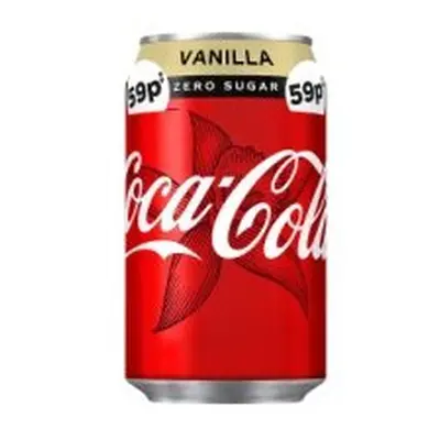 Coca-Cola Zero Sugar Vanilla 330ml (24 x 330ml)