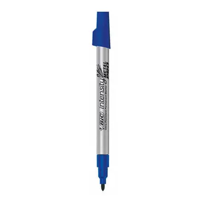 (Blue) Bic Intensity Metal Pro Permanent Marker 2.2mm 12pk