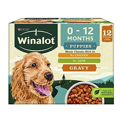 Winalot Puppy Mixed in Gravy Dog Food, x 100g