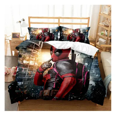 (Style 03, Single) Deadpool Single Double King Duvet Cover Cartoon