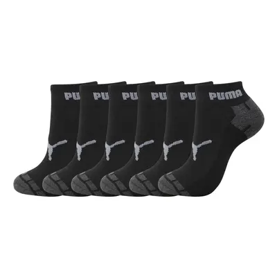 PUMA Men's 6-Pack Quarter Crew Socks Charcoal US (P116381-010)