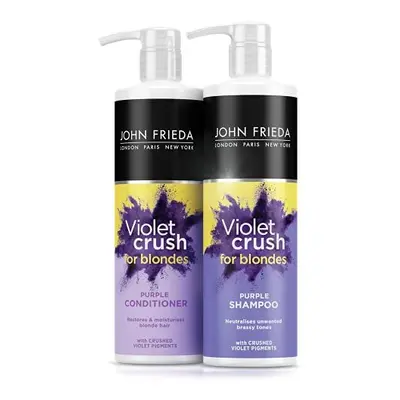 Violet Crush Purple Shampoo and Purple Conditioner Bundle, x ml, Neutralising and Toning Shampoo