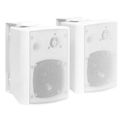 (white, x x 22) vidaXL Wall-mounted Stereo Speakers Indoor Outdoor Standing Speakers pcs