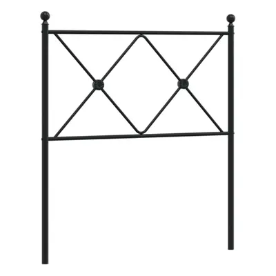 (80 cm) vidaXL Metal Headboard Bedroom Home Bed Header Bed Headboard Black cm