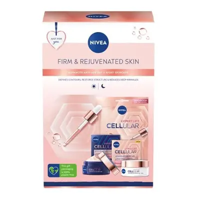 Firm and Rejuvenated Gift Set, NIVEA Gift Set Includes Bakuchiol-Enriched Cellular Expert Lift D