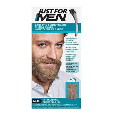 Just for Men Moustache & Beard Dye, Men's Facial Hair Colour, M10 âÂ Sandy Blonde