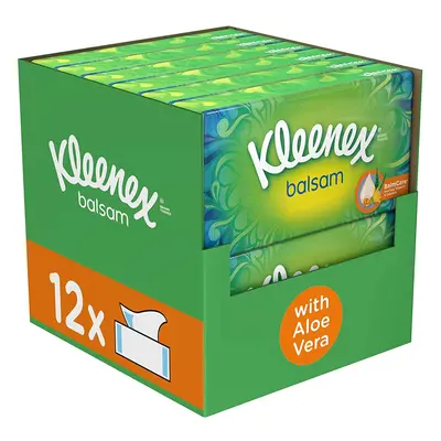 Kleenex Balsam Aloe Vera Facial Tissue Box 2Ply - Pack of