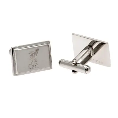 Liverpool FC Stainless Steel Rectangular Cufflinks