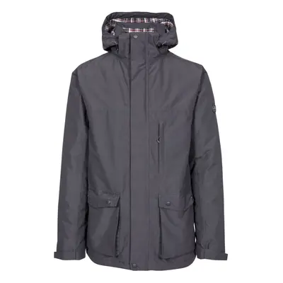 (S, Dark Grey) Trespass Mens Padded Waterproof Jacket Vauxelly