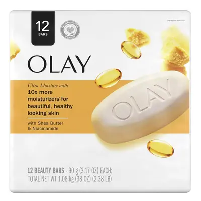 Olay Ultra Moisture with Shea Butter Beauty Bar (Pack of 12)