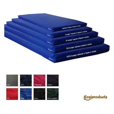 (Large, Royal Blue) Landing Crash Gym Mats, Metre Critical Fall Height Pads