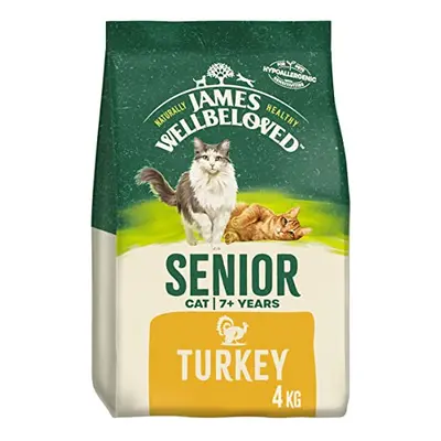 James Wellbeloved Senior Turkey kg Bag, Hypoallergenic Dry Cat Food