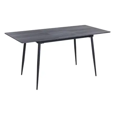 Extending Dining Table 120/160 x cm Grey GELANDA