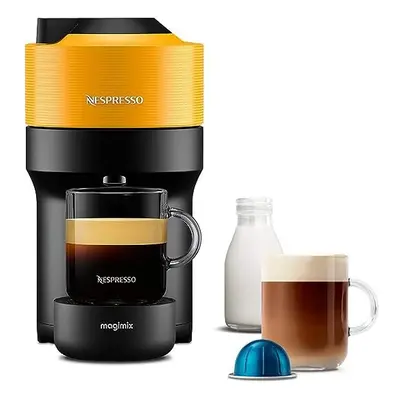 Nespresso Vertuo Pop Coffee Machine by Magimix Mango Yellow