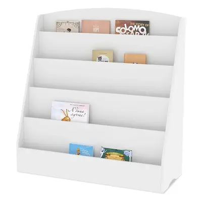 5 Shelves Children Kids Bookcase Storage Bookshelf Toy Shelf Storage