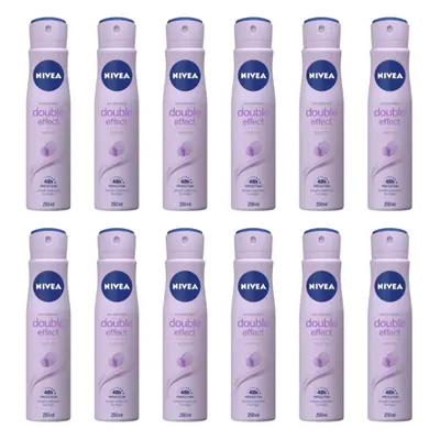 Nivea Anti-Perspirant Double Effect Deo 48Hr Protection 250ml - Pack of