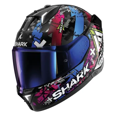 (XS) Shark Skwal i3 Full Face Helmet Hellcat White / Blue / Black